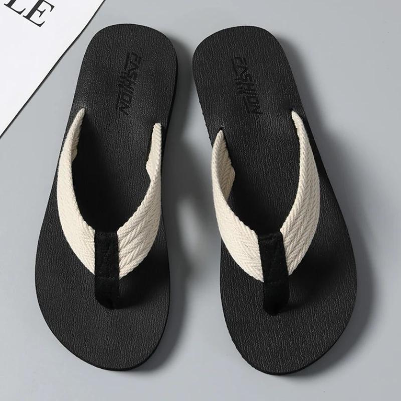 Fashion Male Slipper Slides Sabot Flip Flops Soft Eva Platform Outdoor Men's Shoe Shiatsu Mascullino 2025 Fashion Adult Elegant Style