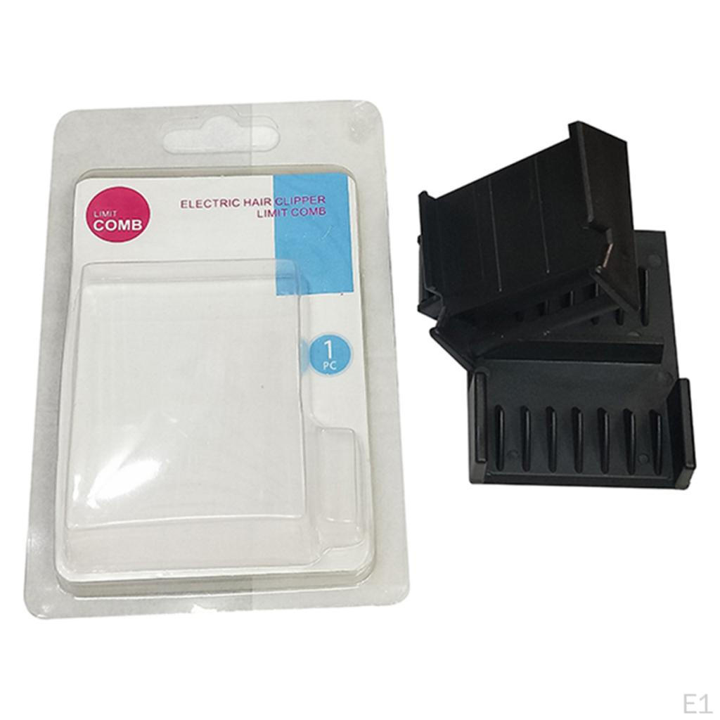 Black Plastic Hair Limit Comb 2,6'' Guide Shaver Guide Kadeřnické nástroje