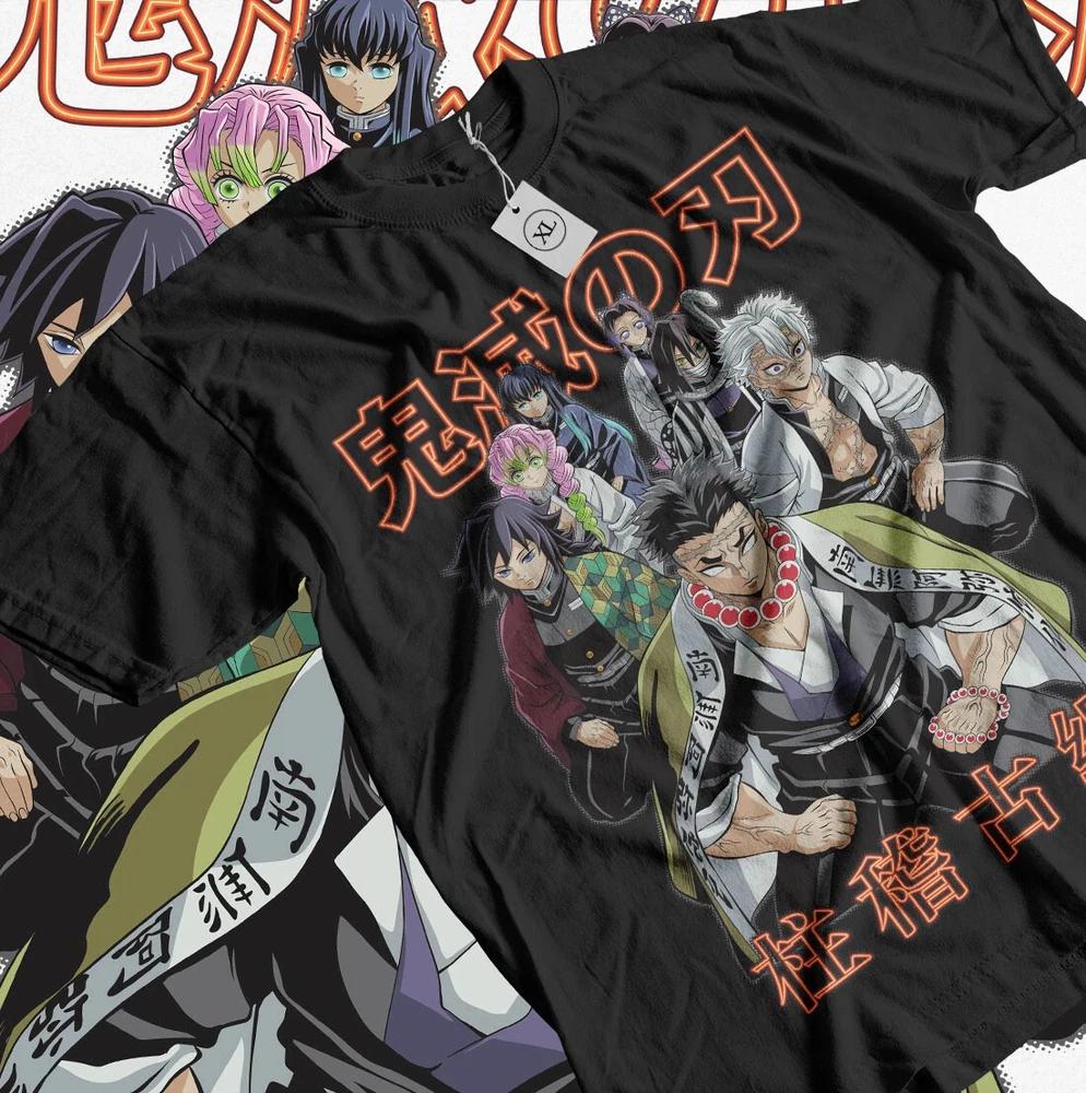 Hashira Demon Slayer T-Shirt Kimetsu No Yaiba Tengen Horror Anime Geschenk Shirt