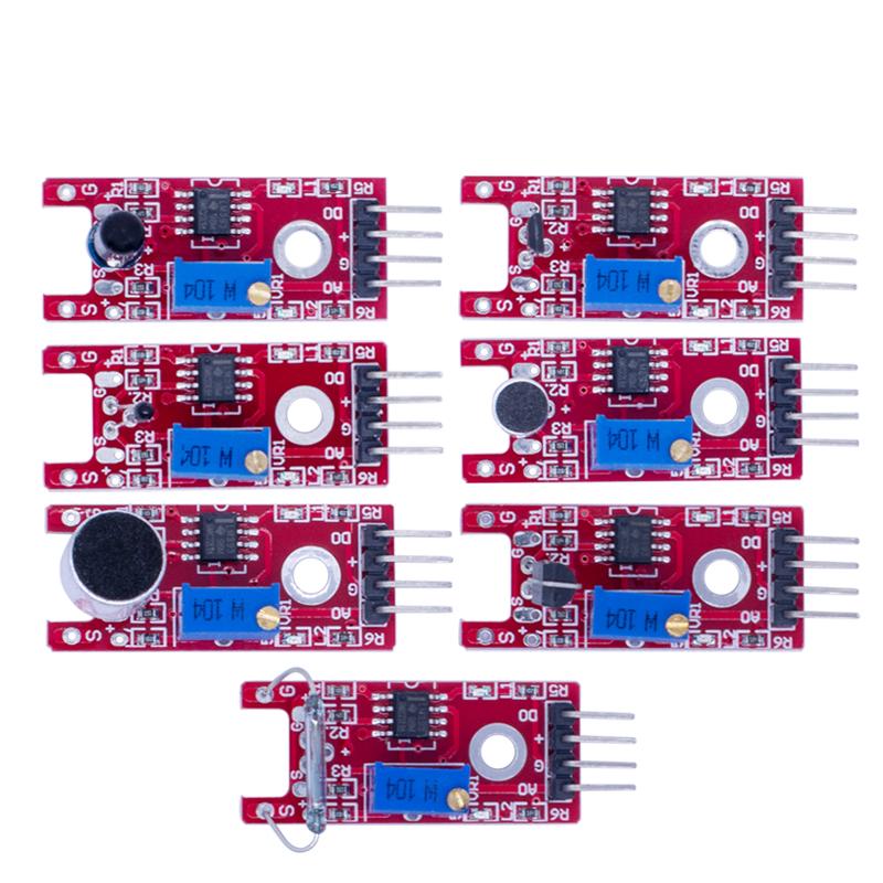 LIZAO 37/45 in 1 Sensor Kit, Assorted Sensor Modules Compatible with Arduino for DIY & Educational Projects