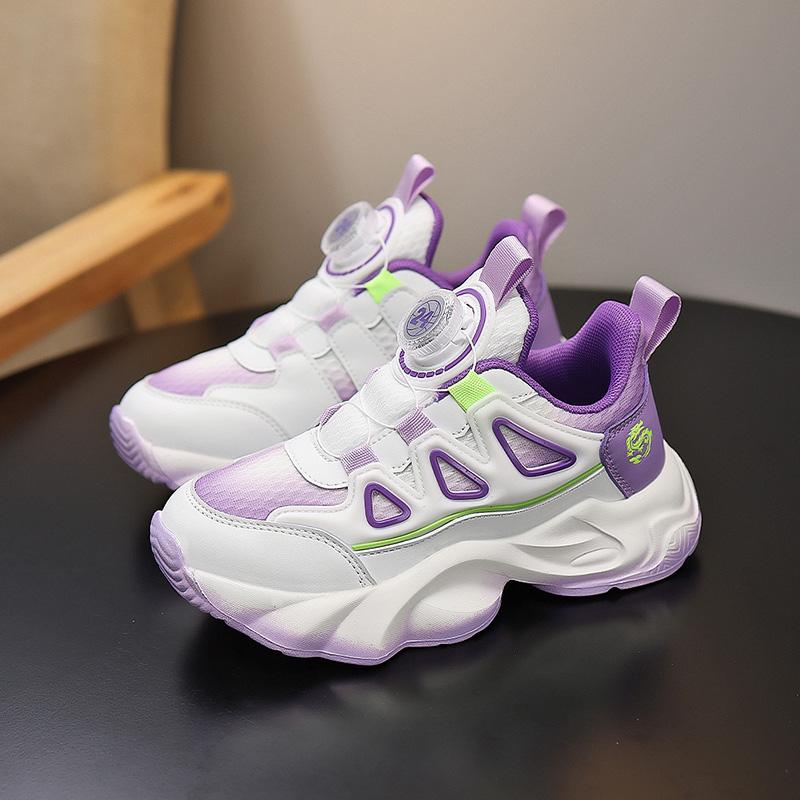 28-39 Tamanho Grande Infantil Antiderrapante Resistente ao Desgaste Conveniente Moderno e Casual Sapatos Esportivos para Sapatos de Corrida de Meninas