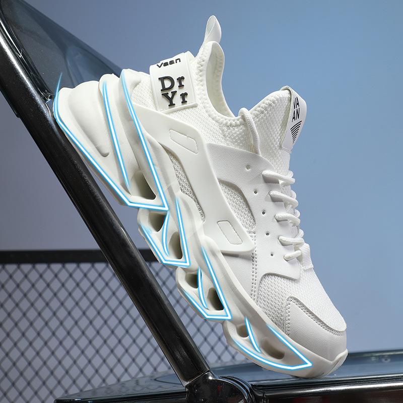 

Large size mesh shoes men s summer breathable thin mesh sports casual running fly-woven sports shoes 46