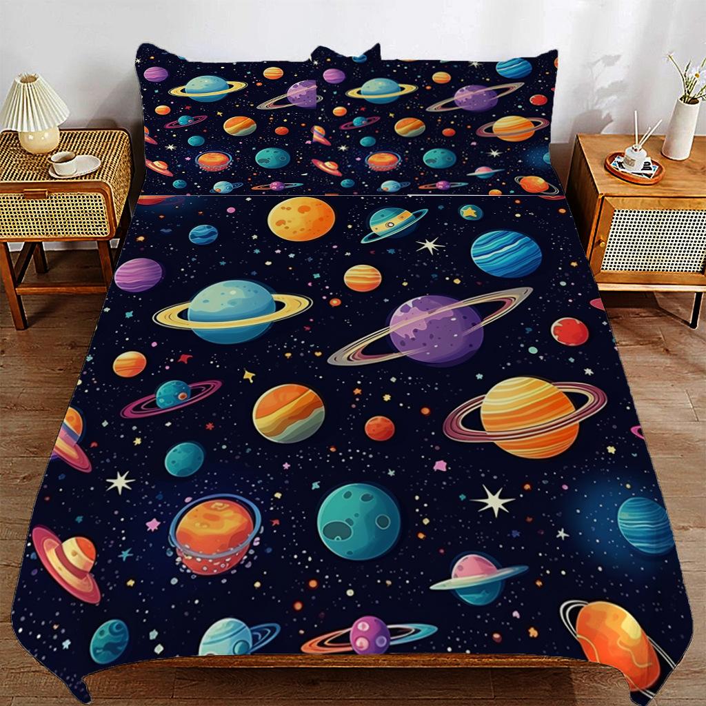 

Cosmic Star Printing Bed Three-Piece Set, Bedding, Digital Printing Bedding 135*200