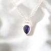 Natural Sodalite Gemstone 925 Sterling Silver Jewelry Handmade Blue Pendant PP-56-28