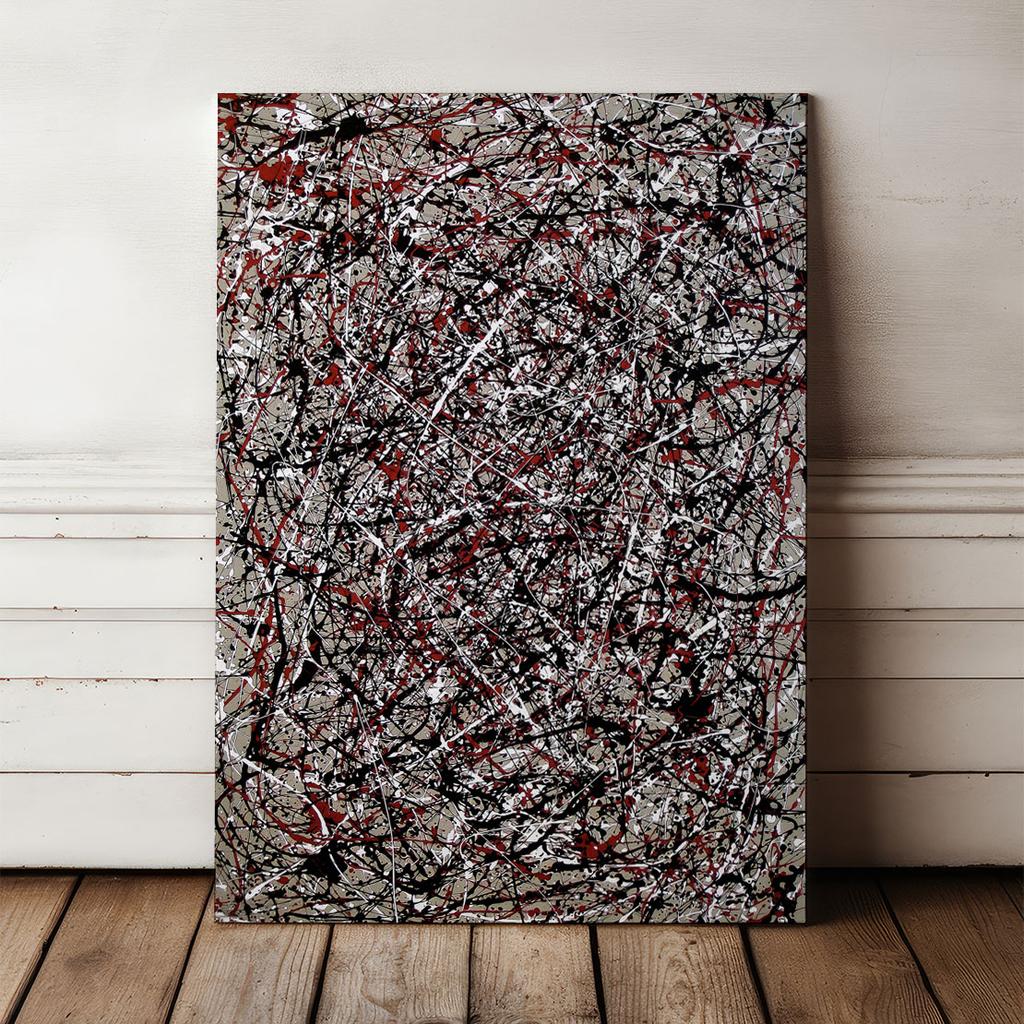 Pollock Abstraction Canvas Print