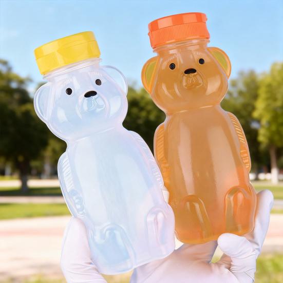 230ml Straw Cup Bear Shape Child Safe Drinking Cup with Safety Lid Straws Spill-proof Baby Shake Cup Drinkwear