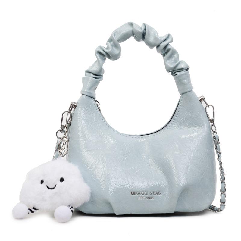 New feel hand bag women's trendy summer popular fashion commuter shoulder messenger bag dumpling bag