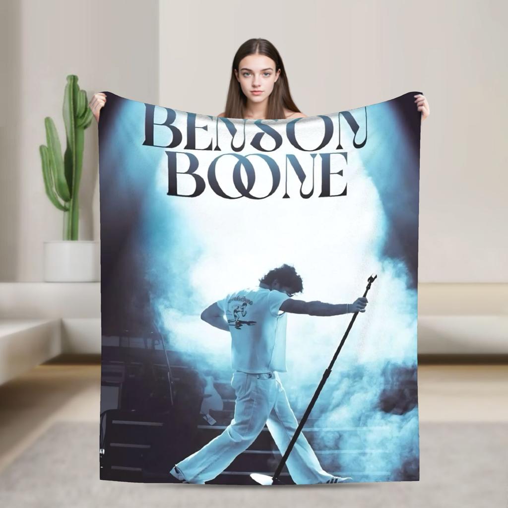 Benson Boone Sunflowe Warm Soft Blanket  Decorative Plush Bedding Throws Graphic Couch Bed Flannel Bedspread Sofa Bed Cover
