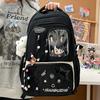 New junior high school student schoolbag large-capacity hanging trolley case wear-resistant and dirt-resistant college student casual backpack