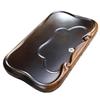 Handun Ebony Wood Tea Tray with Chicken Wing Pattern