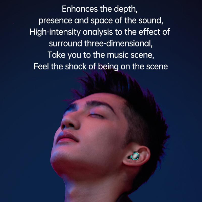 In-ear Noise-cancelling Low Latency Couple Wireless Bluetooth Headset 5.3