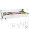 Commercial Electric Food Warmer Countertop Buffet 12*5Qt with Glass Shield