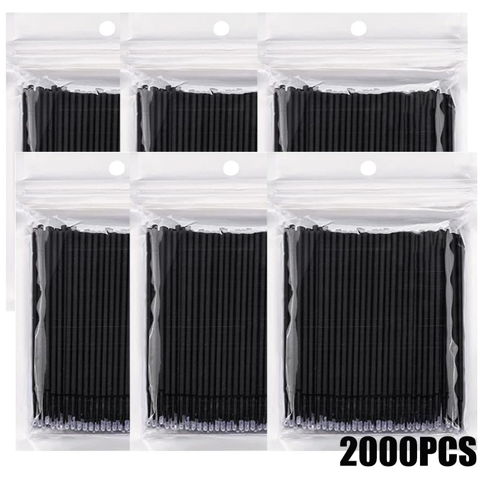 300/2000pcs Disposable MicroBrush Eyelash Extension Brushes For Makeup Nail Art Individua Applicator Lash Cleaning Removing Tool