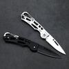 Portable Folding Pocket Knife, Stainless Steel Blade, Camping Travel Unboxing and Cutting Tool, Keychain Pendant