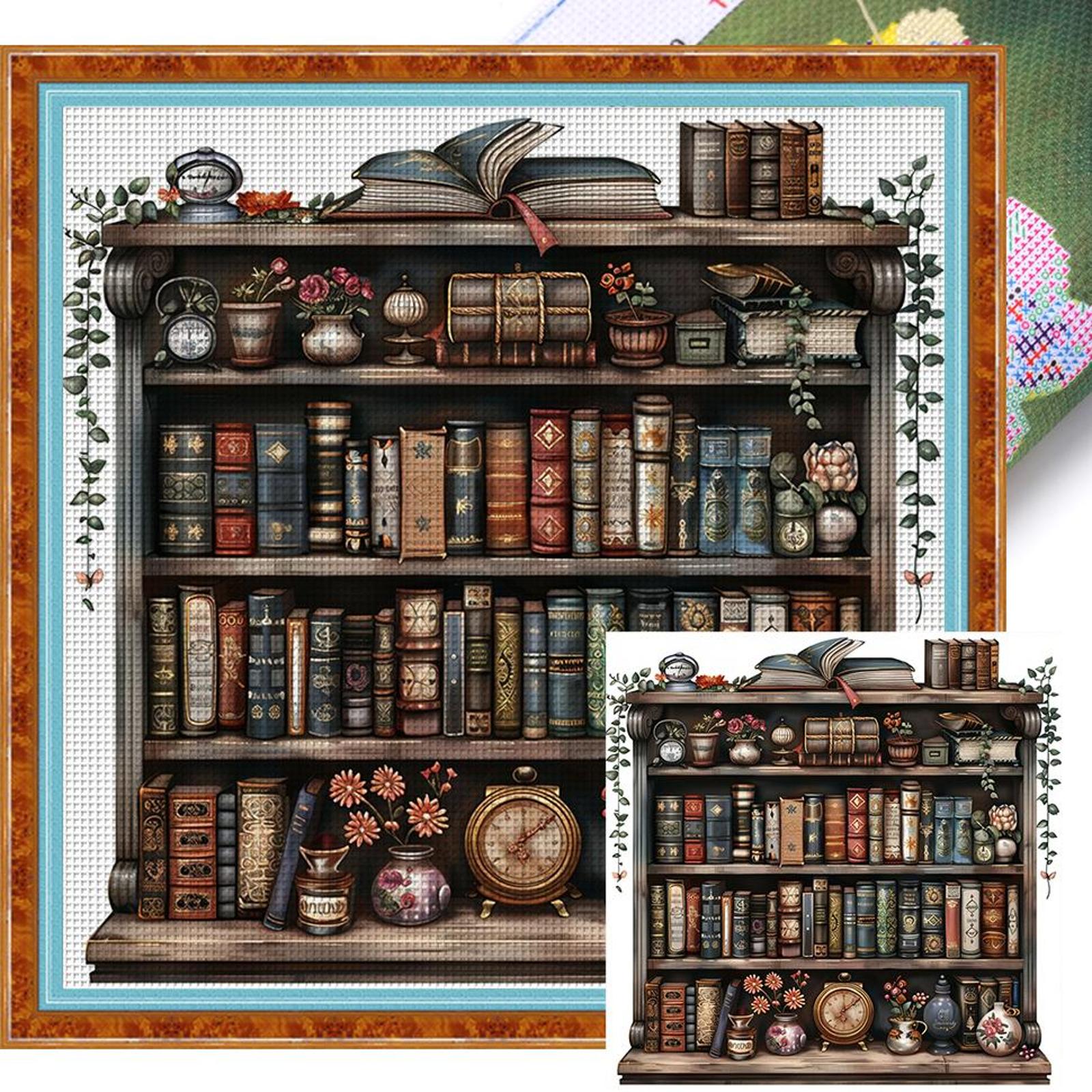 

Повна вишивка бавовняною ниткою 11CT Друкований Книга Набір для вишивання хрестиком Мистецтво