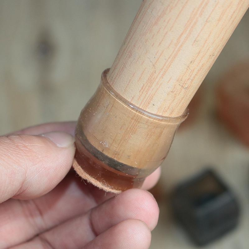 Silent Wear-Resistant Silicone Chair and Table Leg Covers