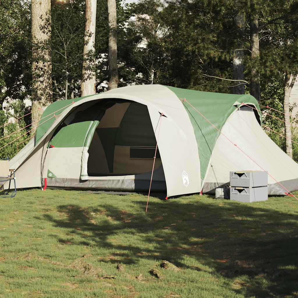 Vidaxl Family Tent, 6-Person, Dome, Green, Waterproof