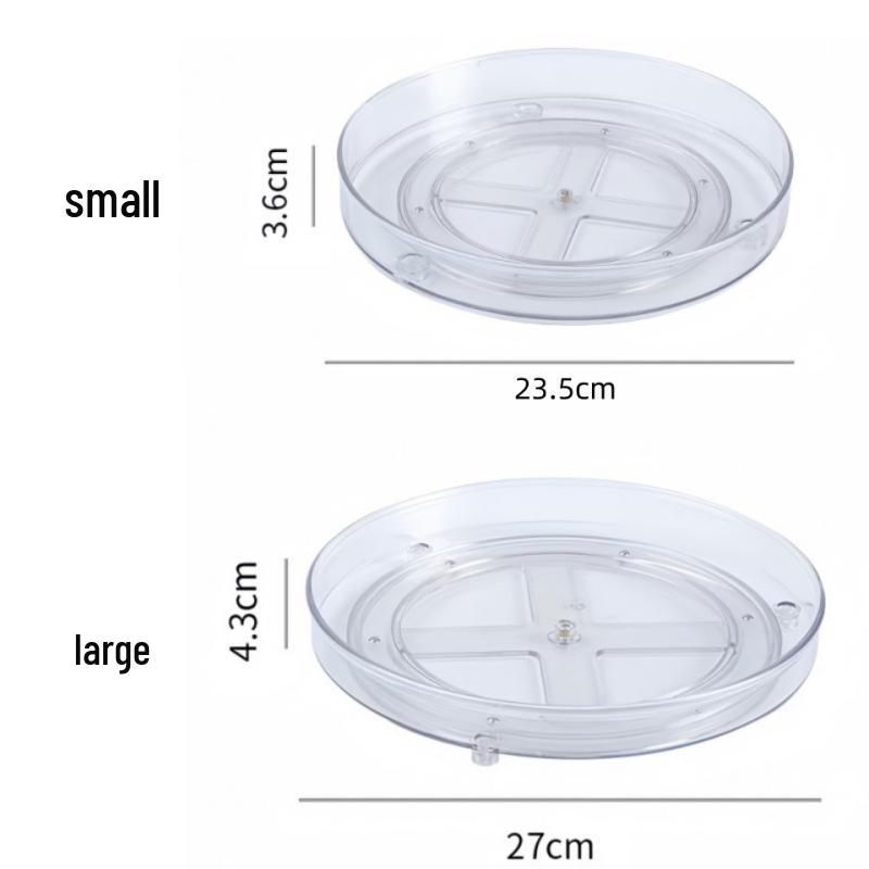 Multi-Functional Non-Slip Rotating Storage Rack for Kitchen & Cosmetics