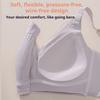 Antibacterial Corrugated Lace Soft Support Strip Bra Lifting and Bust Fixing Water Drop Cup Underwear