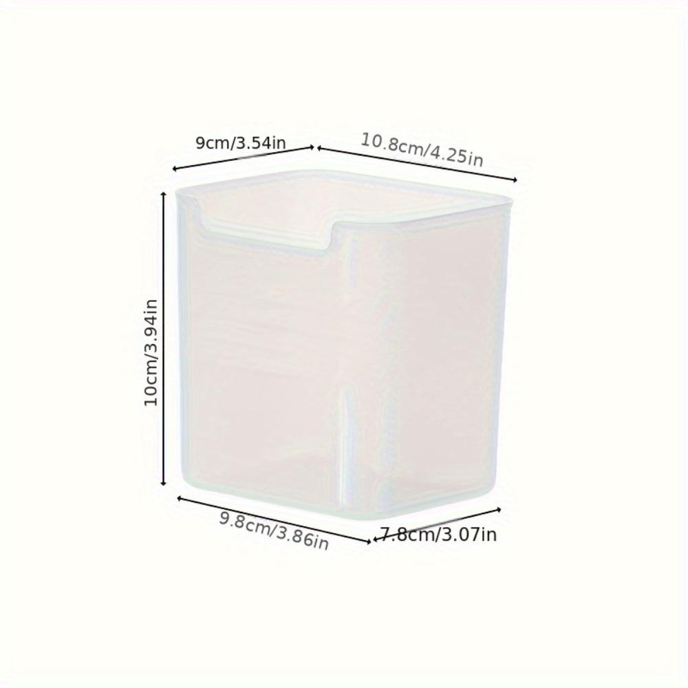 3/6 buc. Cutii de depozitare pentru frigider, cutie portabila transparenta pentru depozitarea alimentelor, cutie mare de depozitare pentru sortarea alimentelor, pentru usa laterala si blatul frigiderului