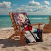 Ultra-Soft Beach Towel with Harley Quinn Theme,Ideal for Pool - Camping, Diving - Perfect Travel Essential, Vibrant Beach Towel.
