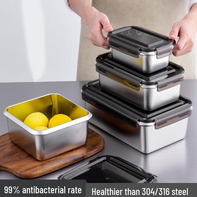 304 Stainless Steel Food Storage Container