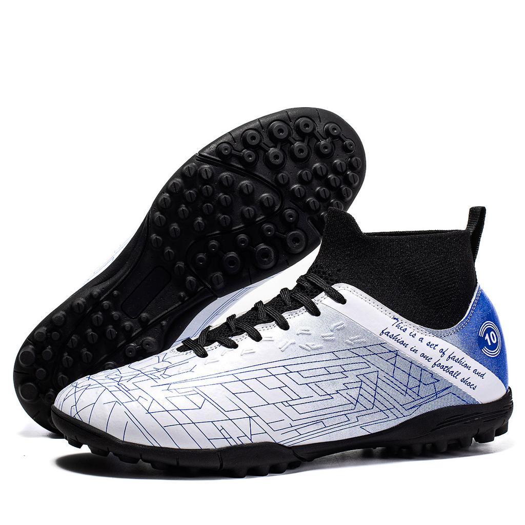 High-top Football Shoes, New Male and Female Students Professional Training, Long Spikes, Youth Broken Nails, Champions League Football Shoes