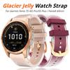 20mm Quick Release Clear Glacier Silicone Strap Watch Band For Garmin Fenix 7S Sapphire Solar 6S Pro  5S Plus For Fenix8 43mm