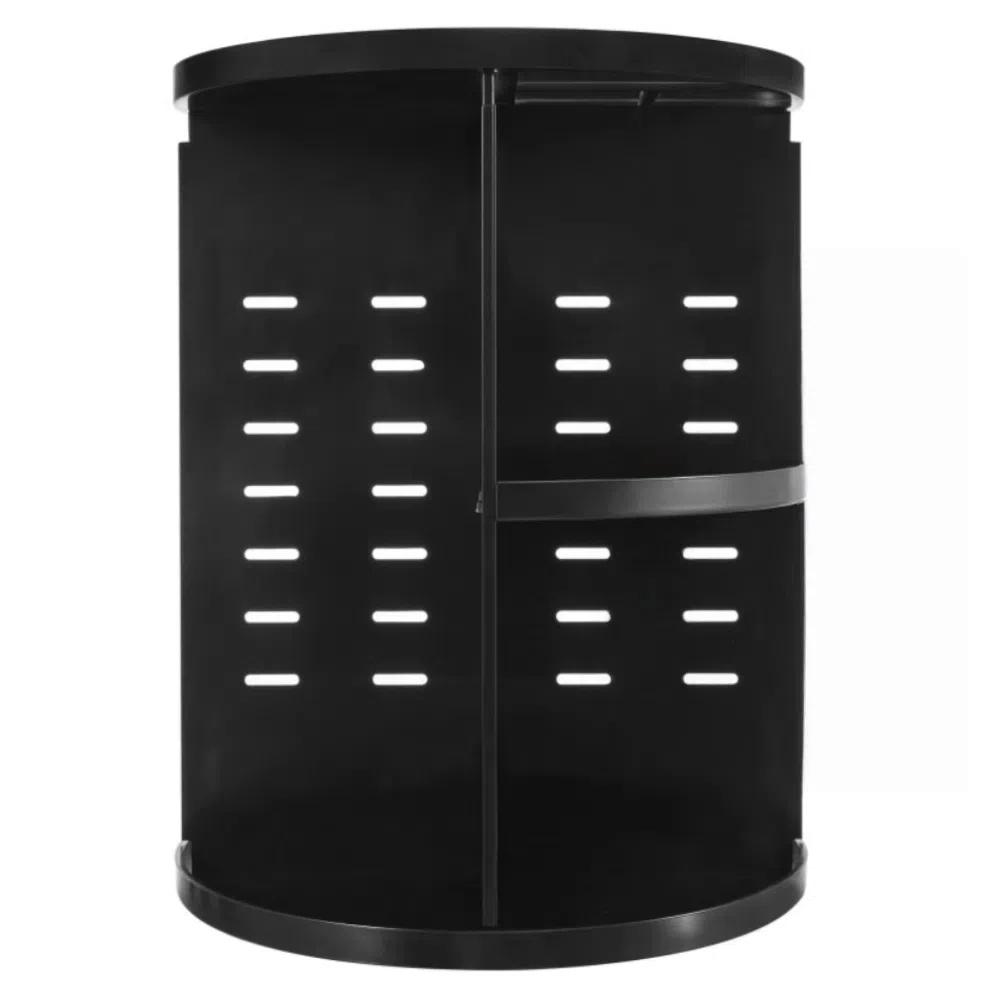 360 Cosmetic Storage Box Foldable MMakeup Display Shelf  Countertop Vanity