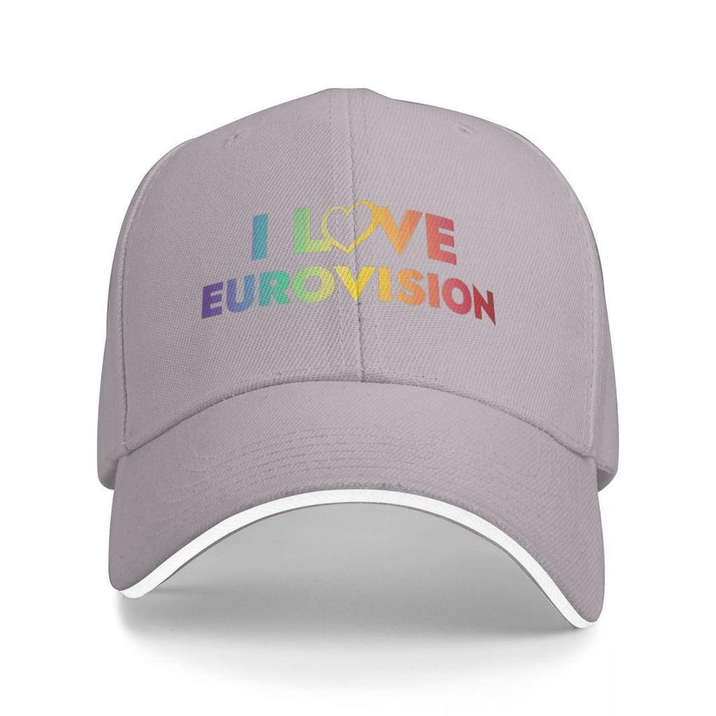 Eurovision Song Contest Logo Baseballkappen Snapback Baseballmützen Atmungsaktiv Lässig Kappe Outdoor Unisex