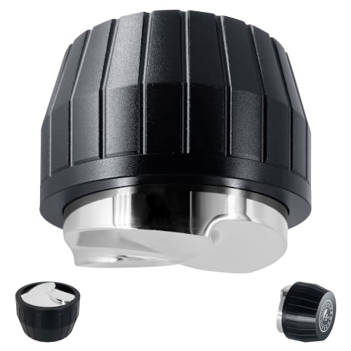 NEOUZA Coffee Distributor - Gravity Self-Adaptive Espresso Portafilter with Leveler and 3-Leaf Clover Base (58mm)