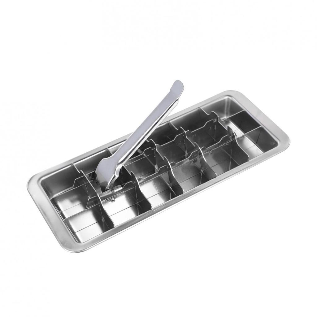 Efficient Stainless Steel Ice Cube Maker with Fast Freezing Capability