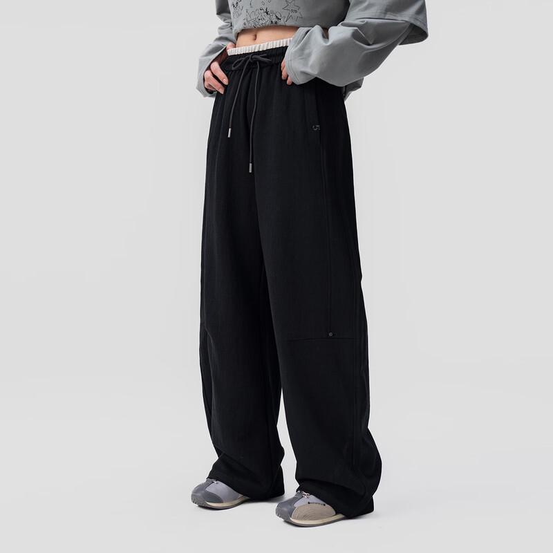 AOGZ Unisex Loose Straight Leg Casual Trousers