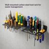 26-Hole Wall Mount Metal Tool Rack Heavy Duty Screwdriver Plier Storage Organizer Garage Workshop Hardware Holder