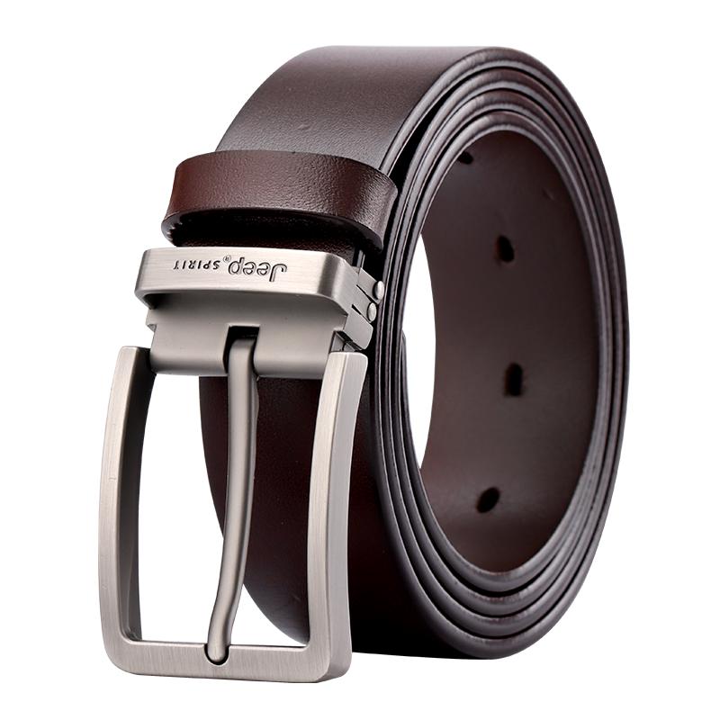 

JEEP SPIRIT Men s Business Fashion Pin Buckle Leather Belt 130cm