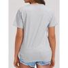 Casual Loose Short-Sleeve Summer T-Shirt with a Scotland Letter Print Design