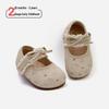 Spring 2026 Baby Girl Leather Non-slip Princess Walker Shoes