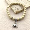 Lucky Natural Stone Beaded Bracelet Fashion Cute Elephant Unisex Bracelet Jewelry Bracelet