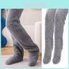 Cozy And Stylish Teddy Bear Long Leg Socks For Women Perfect For Winter Comfort