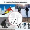1 Pair Five-Finger Thermal Gloves Heating Pad Carbon Fiber 5V Electric Insulation Heating Film for Outdoor Skiing