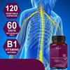 Dietary Supplement With Vitamin D, Benfotiamine,  Vitamin B6, Vitamin B12, 120 Capsules