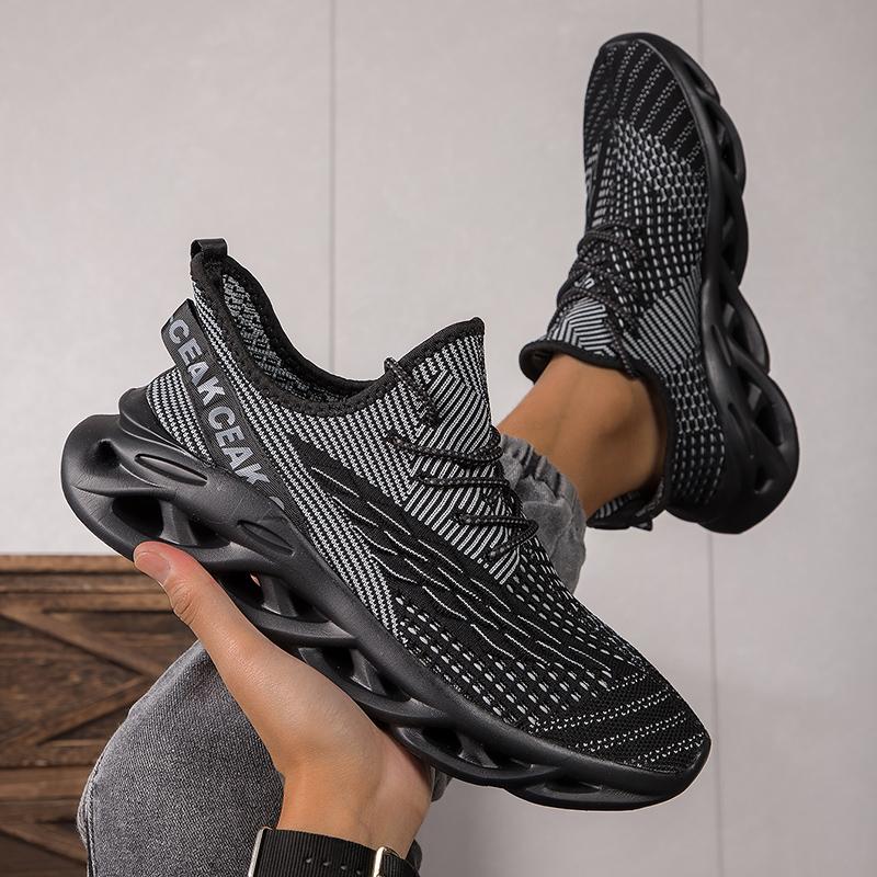 Nya Mode Gröna Herr Löparskor Stor Storlek 47 Andningsbara Bladskor Träningsskor Herr Lätta Sportskor Zapatillas Hombre