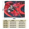 Chainsaw Man Reze   Blankets Quality Soft  Bedding Throws Winter Airplane Travel Living Room Funny Bedspread