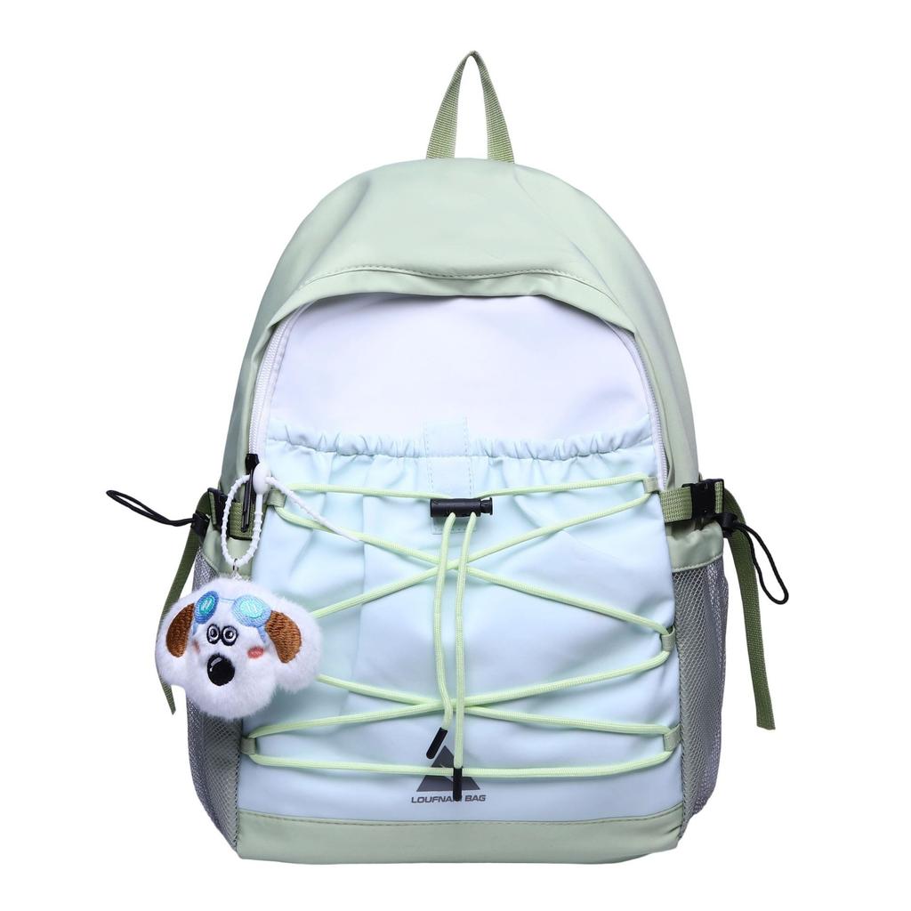 Schoolbag color matching backpack women travel light leisure large capacity commuter outdoor backpack ins high school college bag