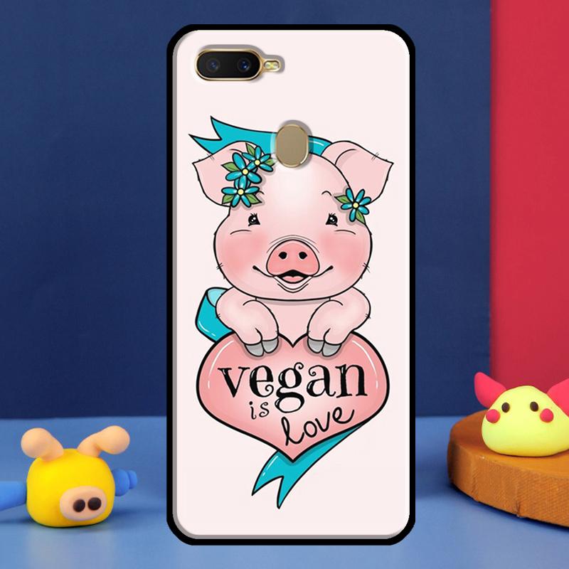 Veganism Vegan Quote Phrase Case For Oppo A96 A76 A16 A74 A94 A54 S A57 A77 A58 A78 A98 A5 A9 A91 A15 A17 A52 A72 Cover