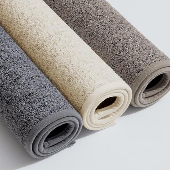 Gulvmatte Ensfarvet Slitesterk Sklisikker Hurtigtørkende Resistent Absorberende Tynn Bad