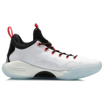 Li Ning Yushuai 14 Low Textile, TPU Cushioning Slip Resistant Abrasion Resistant Mid Top Basketball Shoes Men's ABAQ067-2