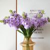10pcs Silk Purple Hyacinth Artificial Flowers Balcony Decorative Simulation Violet Swallow Grass Fake Flower Cafe Decoration