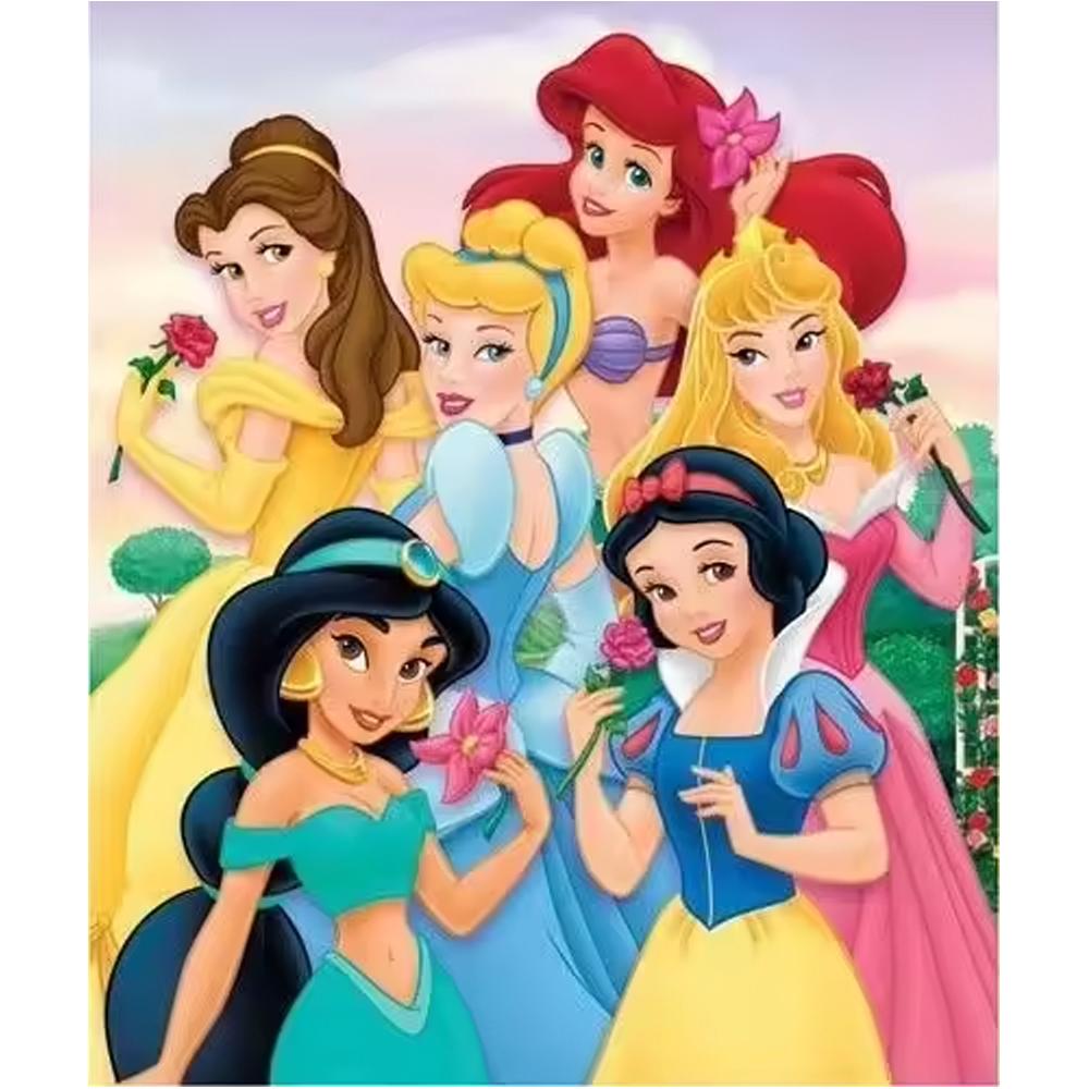5D Diamond Painting Disney Princesses Full Diamond Embroidery Cartoon DIY Rhinestone Pictures Cross Stitch Kits Crafts Home Decor