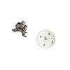 Figurines Wall Clock Statue Animal Ornaments Resin PP Wooden Hands Quiet Non Ticking Decorative